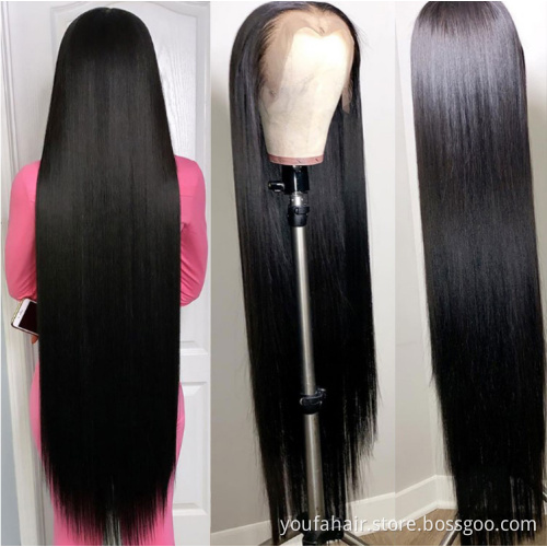 150% 180% Density HD Full Lace Human Hair Wigs For Black Women,Wholesale Brazilian Virgin Hair Transparent Lace Front Wig
